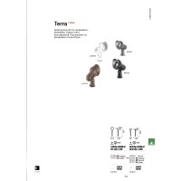Прожектор уличный грунтовый Ideal Lux Terra PR1 Small Черный GU10 046211