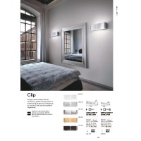 Светильник настенный Ideal Lux Clip AP2 Mini Золото G9 091129
