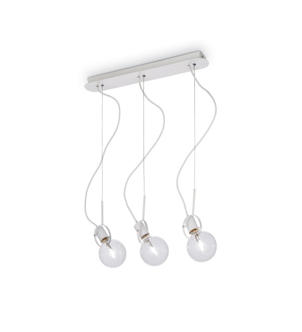 Светильник подвесной Ideal Lux Radio SP3 Белый E27 119434