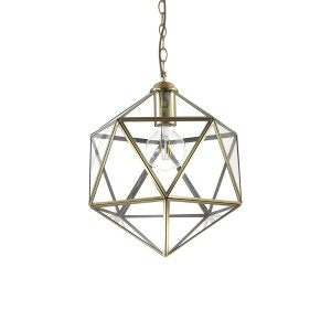 Светильник подвесной Ideal Lux Deca SP1 Big E27 Латунь