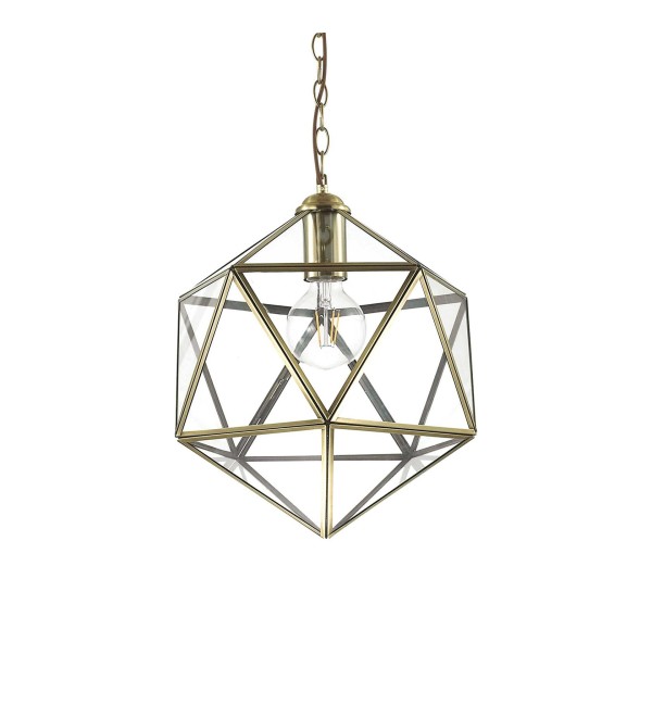 Светильник подвесной Ideal Lux Deca SP1 Big E27 Латунь