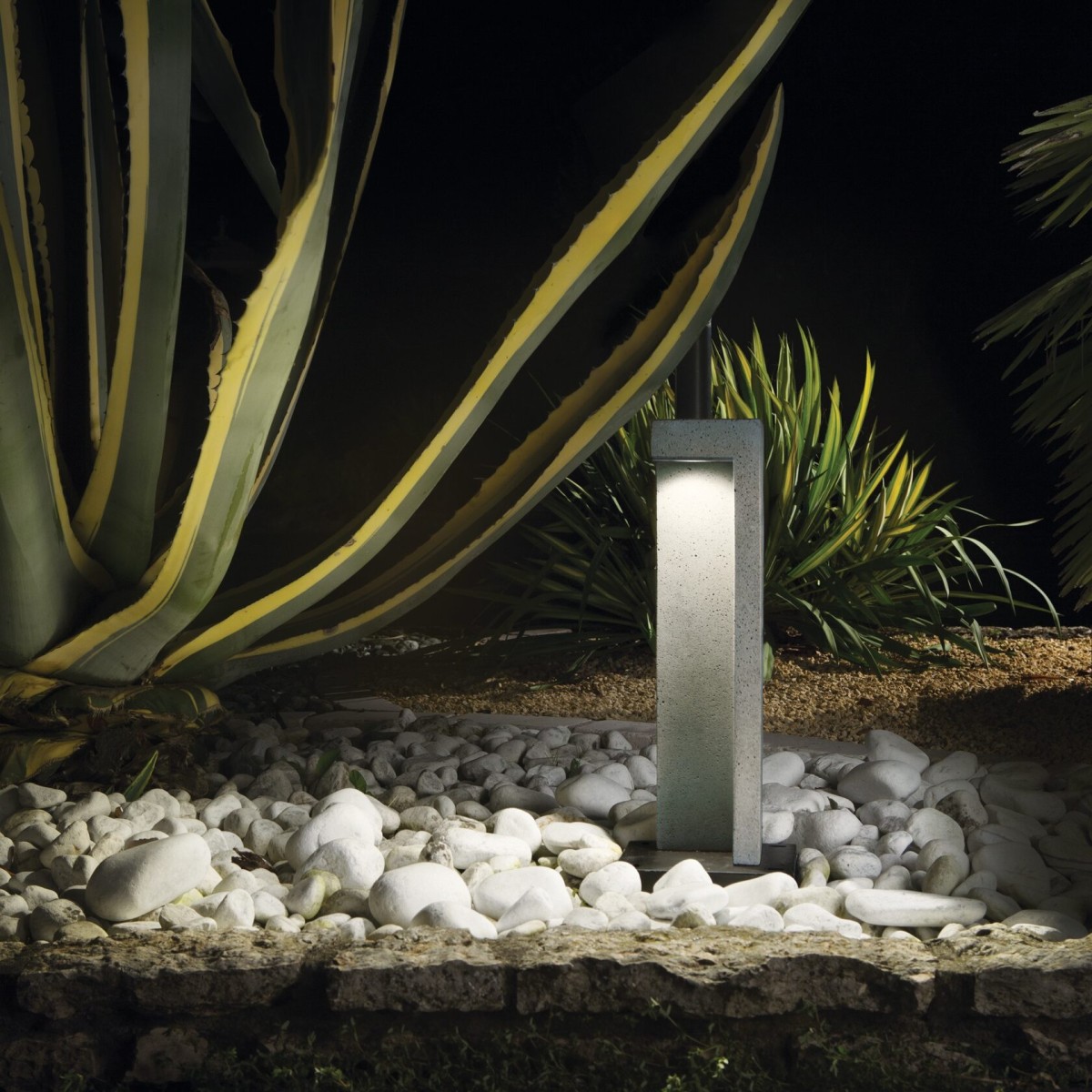 Светильник садово-парковый Ideal Lux Titano PT H49 3000К Гранит LED 246994