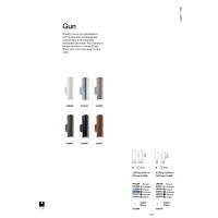 Светильник уличный Ideal Lux Gun AP2 Big Антрацит E27 236858