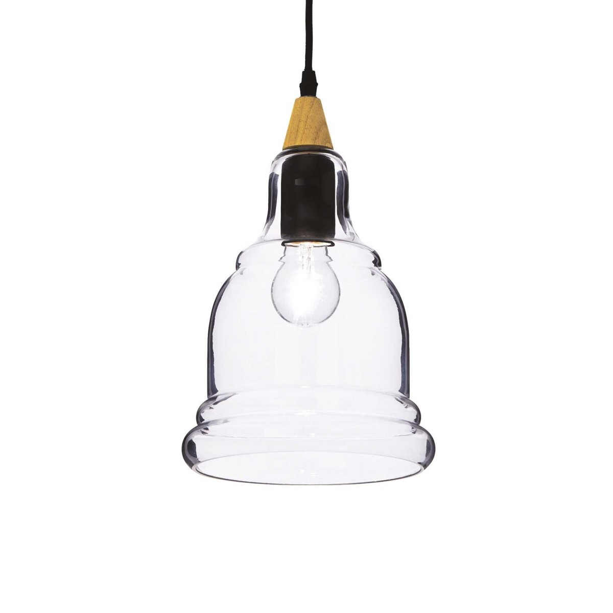 Светильник подвесной Ideal Lux Gretel SP1 Черный E27 122564