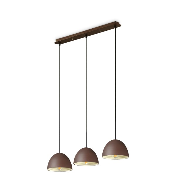 Светильник подвесной Ideal Lux Folk SP3 Кофе E27 174235