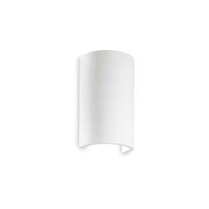 Светильник настенный Ideal Lux Flash AP1 Round Белый Гипс G9 214696
