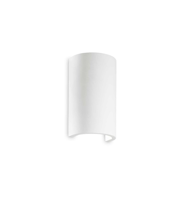 Светильник настенный Ideal Lux Flash AP1 Round Белый Гипс G9 214696