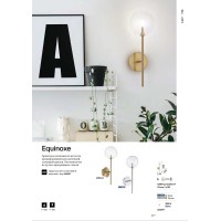 Светильник настенный Ideal Lux Equinoxe AP1 Латунь G4 200149