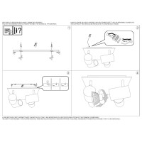 Светильник потолочный Ideal Lux Spot PL4 Белый GU10 156774