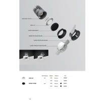 Светильник встраиваемый модульный Ideal Lux Zeus Source 13W 2700K LED Серый 324807
