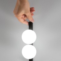 Торшер напольный Ideal Lux Binomio LED PT4 Черный 3000К 313313