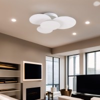 Люстра потолочная Ideal Lux Cloud PL D52 Белый 3000К LED 263519