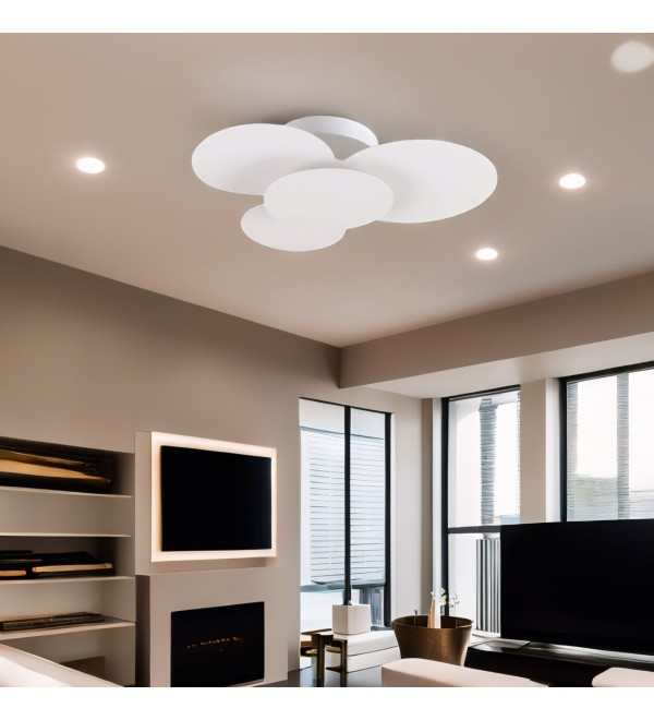 Люстра потолочная Ideal Lux Cloud PL D52 Белый 3000К LED 263519