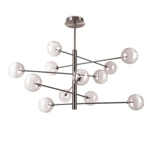 Люстра подвесная Ideal Lux Equinoxe SP12 Серый G4 345390