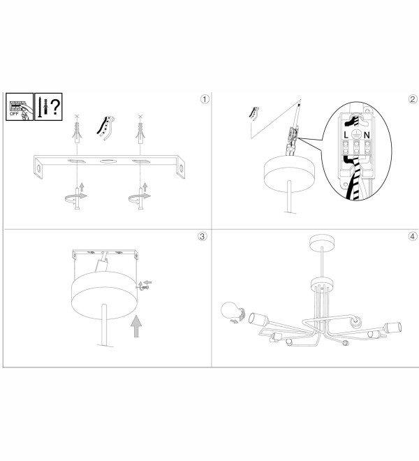 Люстра подвесная Ideal Lux Triumph SP8 Латунь E27 160269