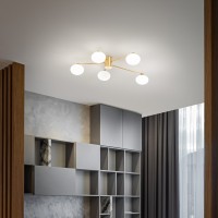 Люстра потолочная Ideal Lux Hermes PL5 D60 Белый G9 322698