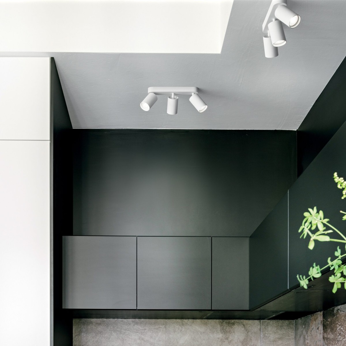 Светильник потолочный Ideal Lux Dynamite PL3 Linear Round Черный GU10 371252