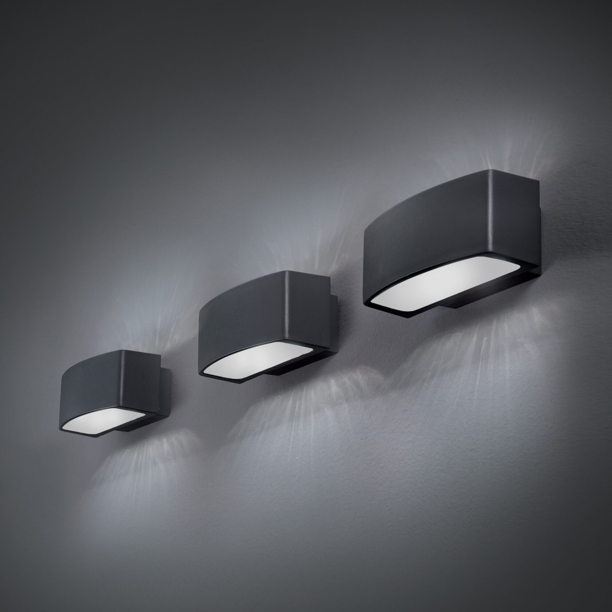 Светильник уличный Ideal Lux Andromeda AP2 Антрацит E27 092355