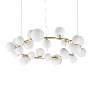 Люстра подвесная Ideal Lux Perlage SP25 Белый G9 363370