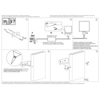 Светильник уличный Ideal Lux Post-it AP Small Стальной 3000К LED 335865
