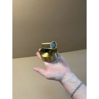 Светильник настенный Ideal Lux Bean AP Round Латунь 3000К 260624