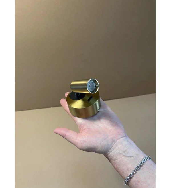 Светильник настенный Ideal Lux Bean AP Round Латунь 3000К 260624