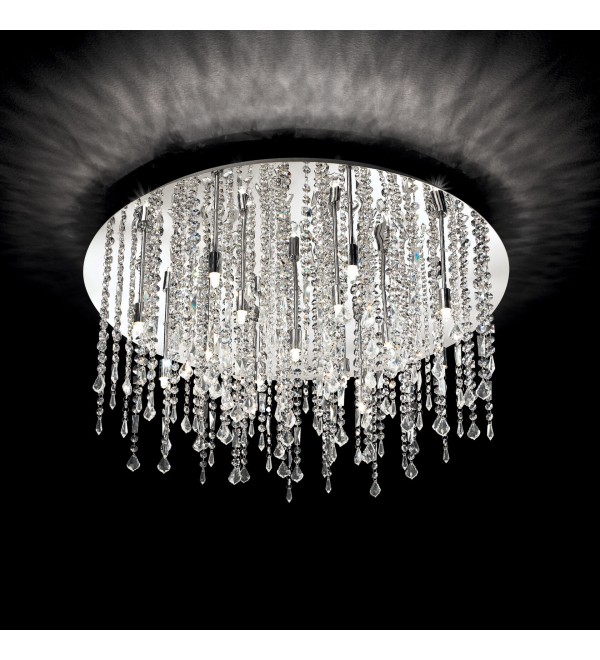 Люстра потолочная Ideal Lux Royal PL12 Хром G9 053004
