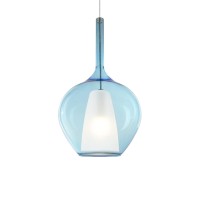 Светильник подвесной Ideal Lux Kalique SP1-3 D18 Голубой E27 360089