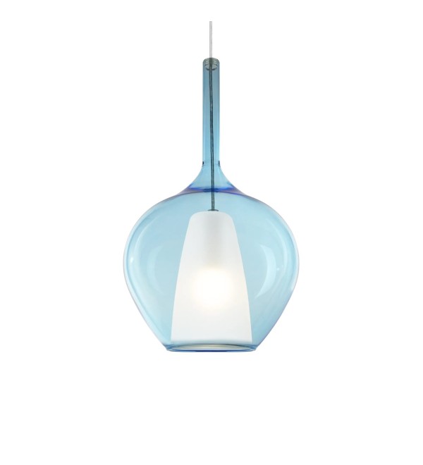 Светильник подвесной Ideal Lux Kalique SP1-3 D18 Голубой E27 360089
