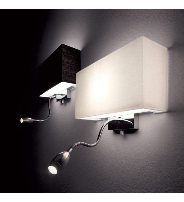 Светильник настенный Ideal Lux Hotel AP2 Белый E27 / LED 215693