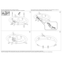 Светильник потолочный Ideal Lux Simply PL2 D30 Белый E27 007977