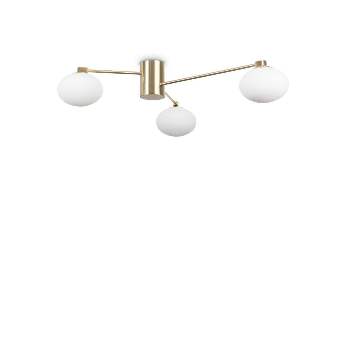 Люстра потолочная Ideal Lux Hermes PL3 D90 Латунь G9 288260