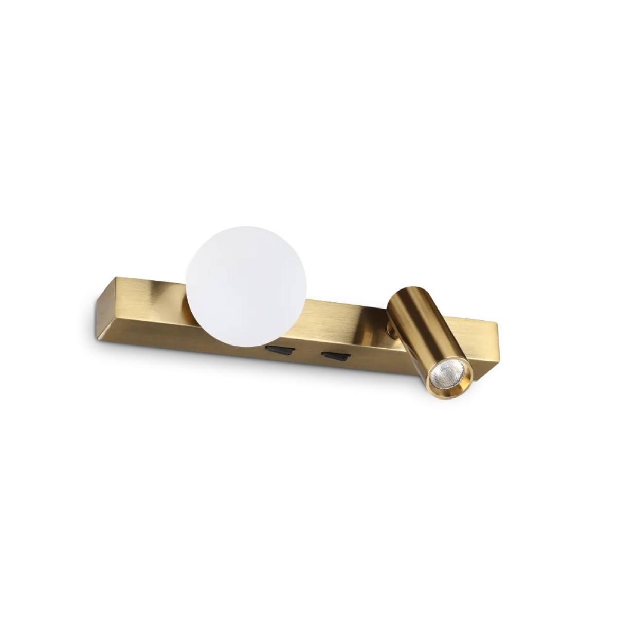 Светильник настенный Ideal Lux Binomio LED AP Латунь 3000К 336671