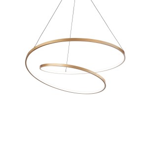 Люстра подвесная Ideal Lux Oz SP D060 On-Off 2700K Латунь LED 342368