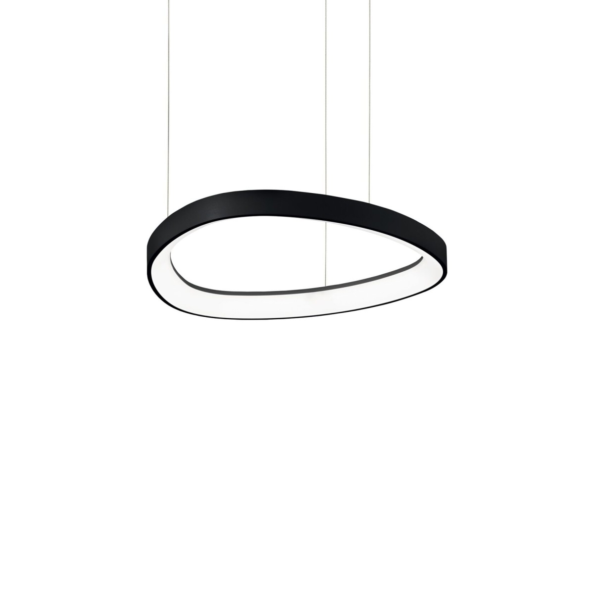 Люстра подвесная Ideal Lux Gemini SP D042 On-Off 4000K Черный LED 372136