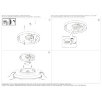 Светильник потолочный Ideal Lux Gemma PL D39 3000К LED Черный 252629