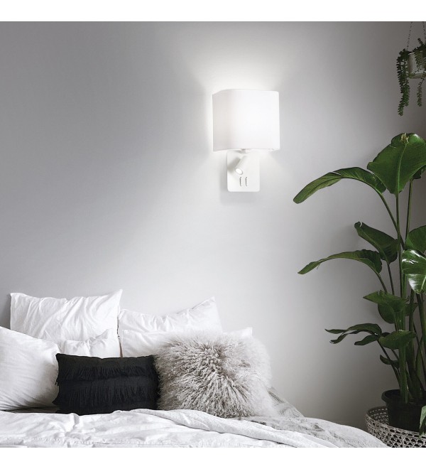Светильник настенный Ideal Lux Gea MAP2 Черный E27/LED 239545