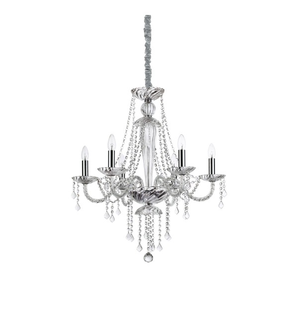 Люстра подвесная Ideal Lux Amadeus SP6 Прозрачный E14 168753