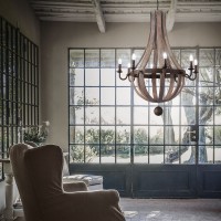 Люстра подвесная Ideal Lux Millennium SP8 Ржавчина T14 129709