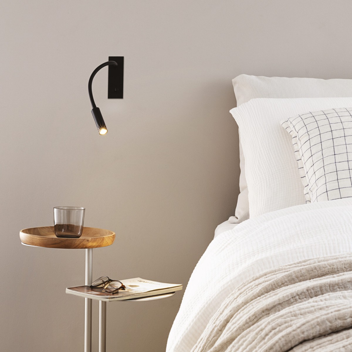Светильник настенный встраиваемый Ideal Lux Io AP Черный 3000К LED 272030
