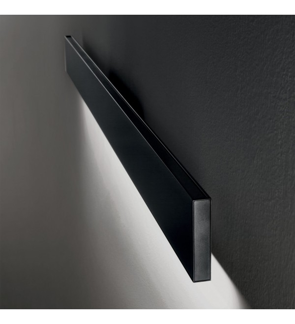 Светильник настенный Ideal Lux Steel AP1 D20 Mono-Emission Wide 3000K Черный Димм 367576