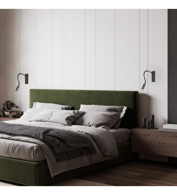 Светильник настенный встраиваемый Ideal Lux Io AP Черный 3000К LED 272030