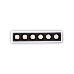 Светильник встраиваемый Ideal Lux Lika FI Slim 10W 3000K LED Белый 327501