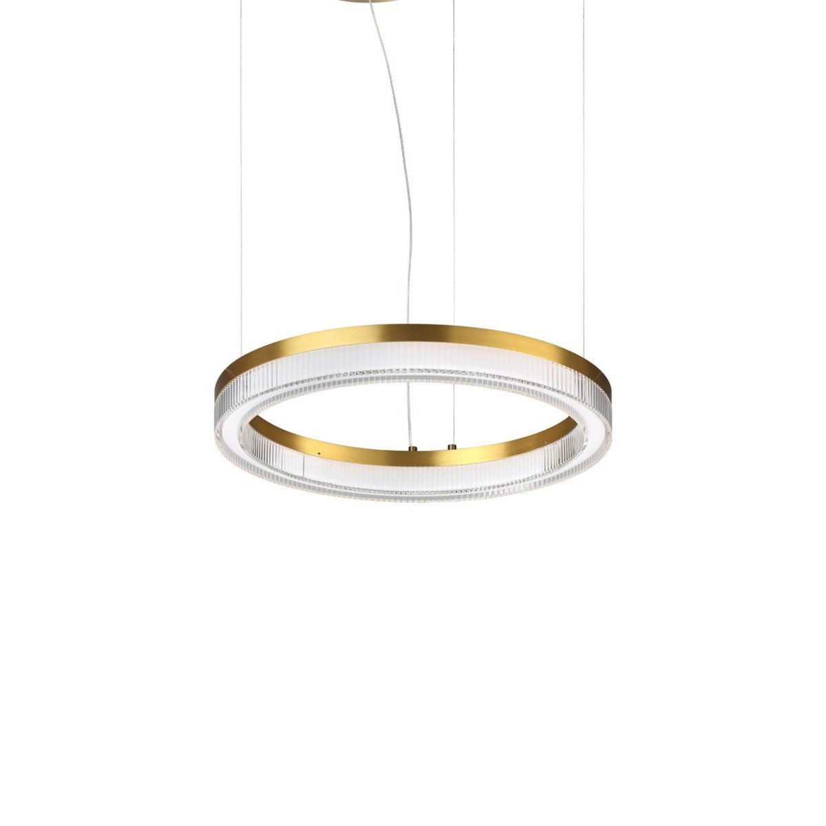 Люстра подвесная Ideal Lux Crown SP D40 Латунь 3000К LED 364964