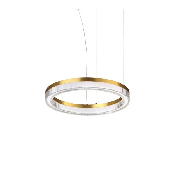 Люстра подвесная Ideal Lux Crown SP D40 Латунь 3000К LED 364964