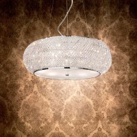 Люстра подвесная Ideal Lux Pasha SP10 Хром E14 082196