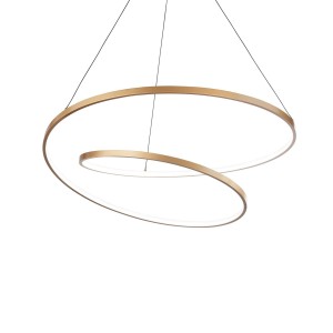 Люстра подвесная Ideal Lux Oz SP D080 On-Off 3000K Латунь LED 269467