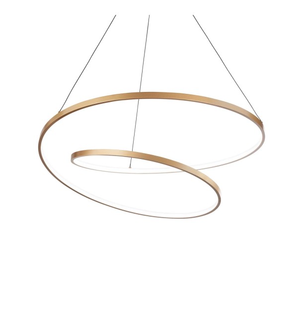 Люстра подвесная Ideal Lux Oz SP D080 On-Off 3000K Латунь LED 269467