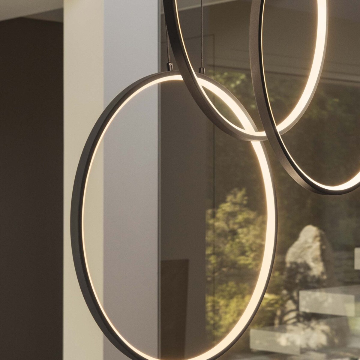 Люстра подвесная Ideal Lux Frame SP Cerchio Белый 3000K 269351