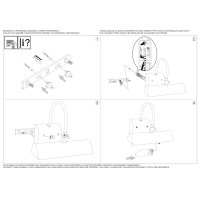 Подсветка для картин Ideal Lux Retro AP2 Античная латунь E14 144917